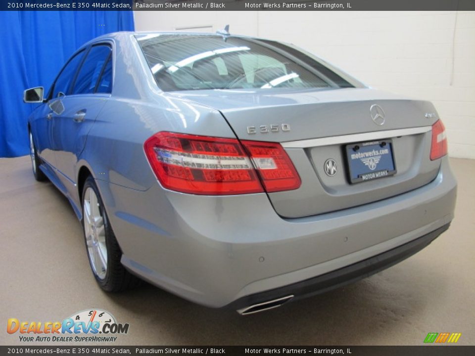 2010 Mercedes-Benz E 350 4Matic Sedan Palladium Silver Metallic / Black Photo #5