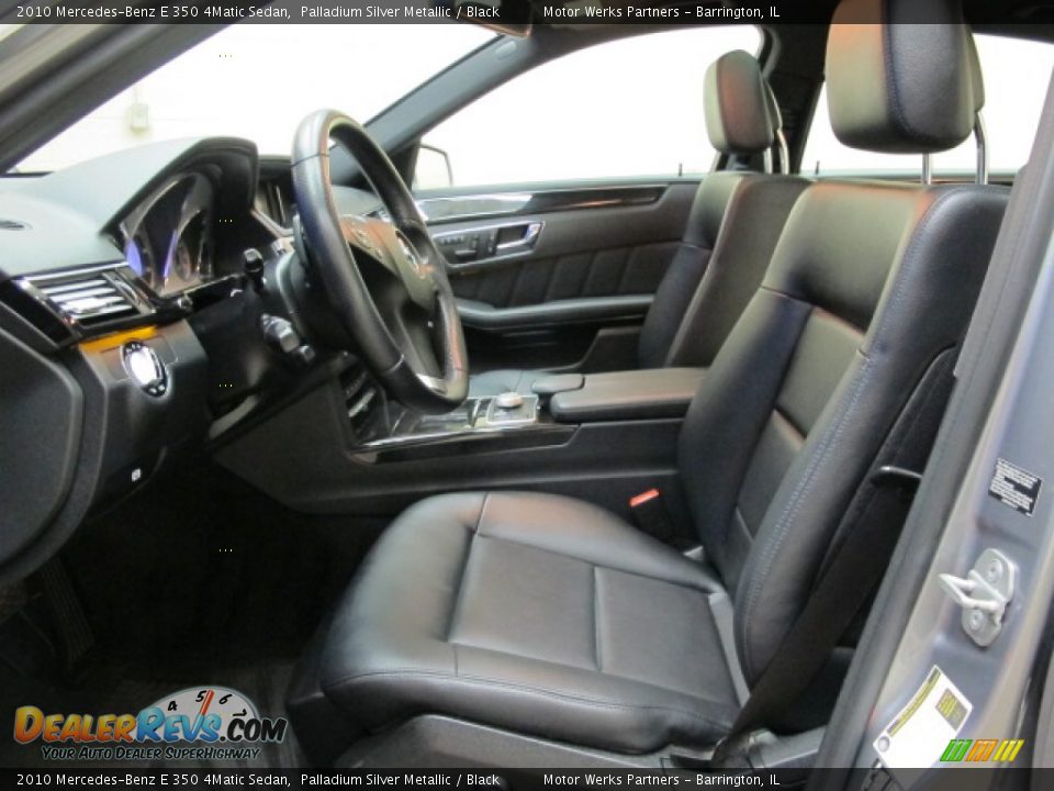 2010 Mercedes-Benz E 350 4Matic Sedan Palladium Silver Metallic / Black Photo #15