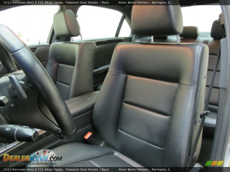 2010 Mercedes-Benz E 350 4Matic Sedan Palladium Silver Metallic / Black Photo #16