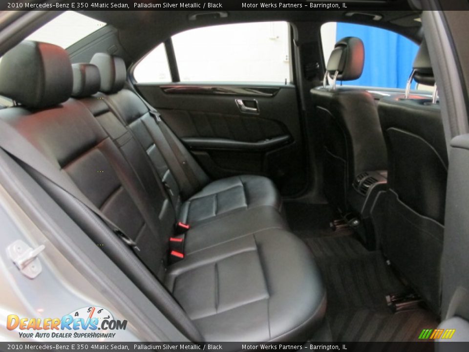 2010 Mercedes-Benz E 350 4Matic Sedan Palladium Silver Metallic / Black Photo #19