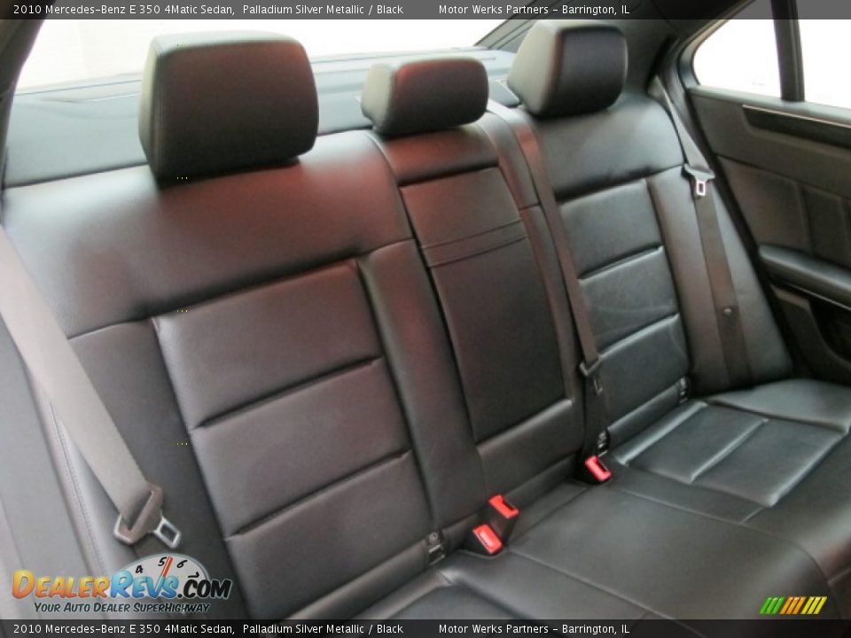 2010 Mercedes-Benz E 350 4Matic Sedan Palladium Silver Metallic / Black Photo #20