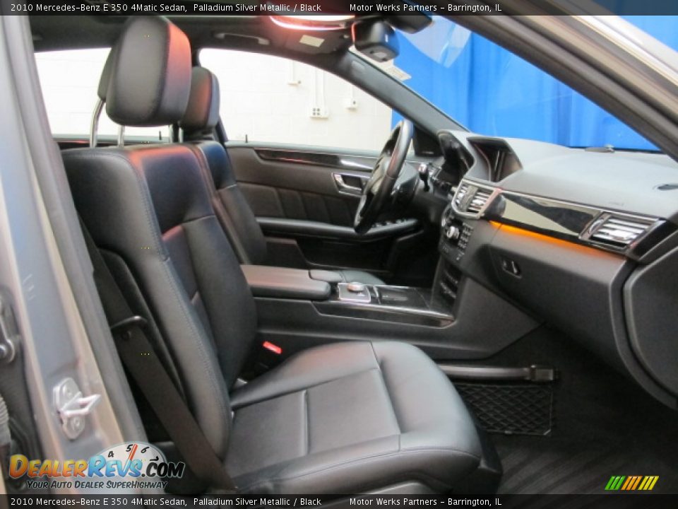 2010 Mercedes-Benz E 350 4Matic Sedan Palladium Silver Metallic / Black Photo #21