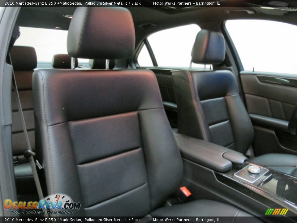 2010 Mercedes-Benz E 350 4Matic Sedan Palladium Silver Metallic / Black Photo #22