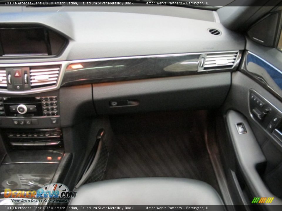 2010 Mercedes-Benz E 350 4Matic Sedan Palladium Silver Metallic / Black Photo #24