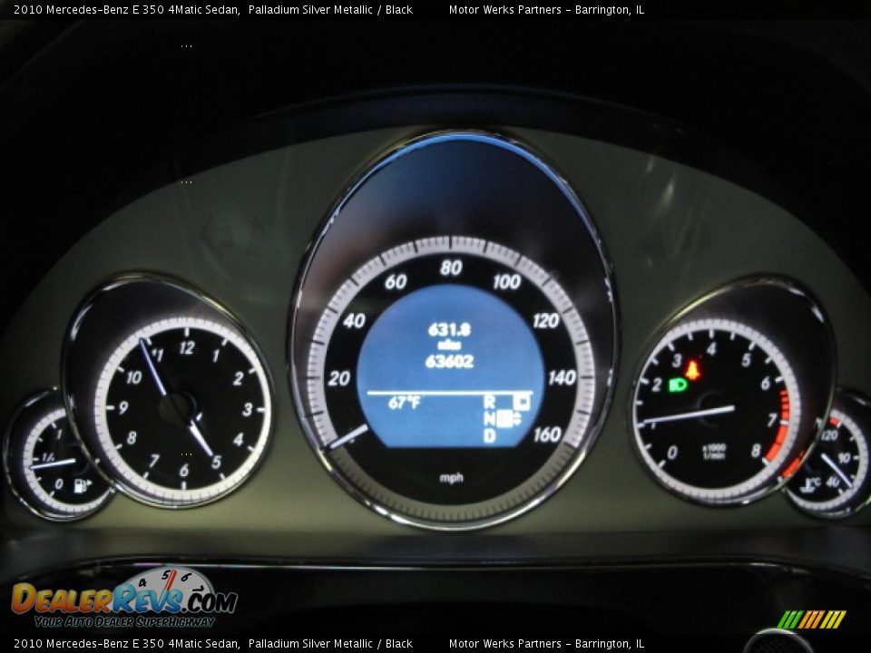 2010 Mercedes-Benz E 350 4Matic Sedan Palladium Silver Metallic / Black Photo #25