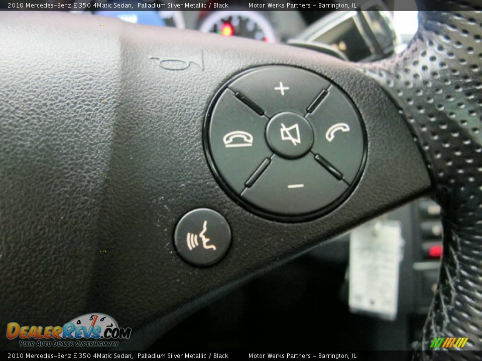 2010 Mercedes-Benz E 350 4Matic Sedan Palladium Silver Metallic / Black Photo #35
