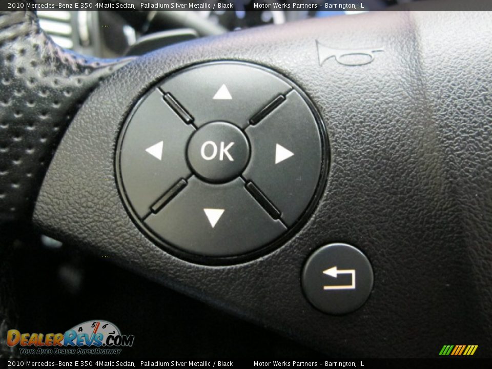 2010 Mercedes-Benz E 350 4Matic Sedan Palladium Silver Metallic / Black Photo #36