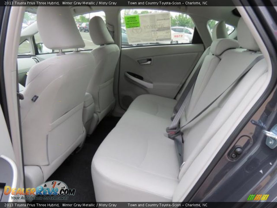 2013 Toyota Prius Three Hybrid Winter Gray Metallic / Misty Gray Photo #6