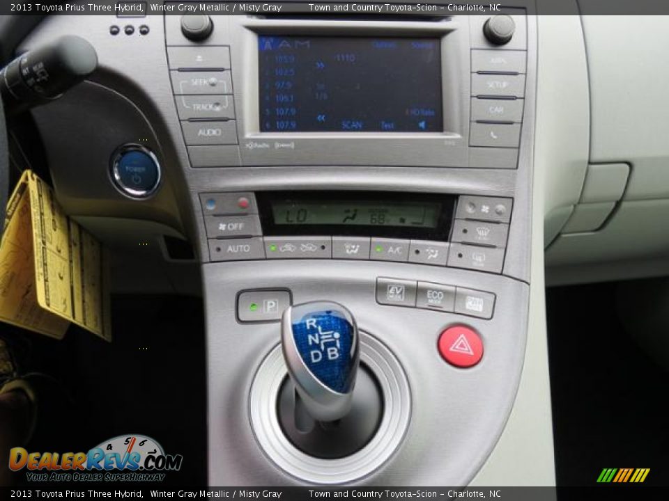 2013 Toyota Prius Three Hybrid Winter Gray Metallic / Misty Gray Photo #12