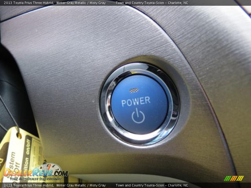 2013 Toyota Prius Three Hybrid Winter Gray Metallic / Misty Gray Photo #15