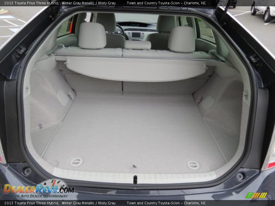 2013 Toyota Prius Three Hybrid Winter Gray Metallic / Misty Gray Photo #16