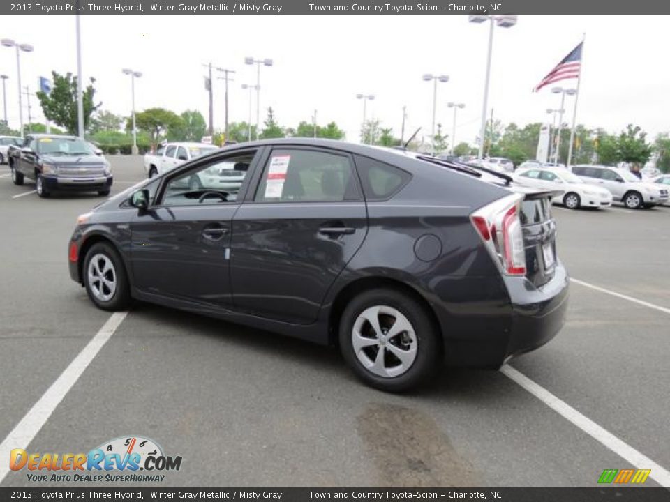 2013 Toyota Prius Three Hybrid Winter Gray Metallic / Misty Gray Photo #19