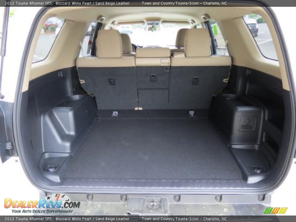 2013 Toyota 4Runner SR5 Blizzard White Pearl / Sand Beige Leather Photo #16
