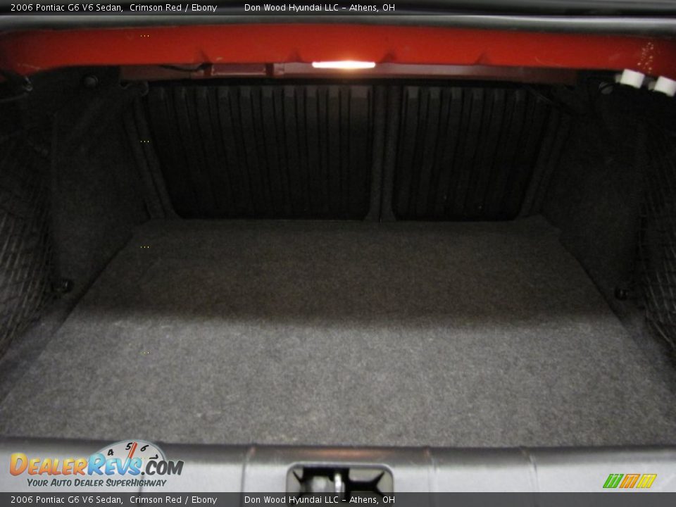 2006 Pontiac G6 V6 Sedan Crimson Red / Ebony Photo #4