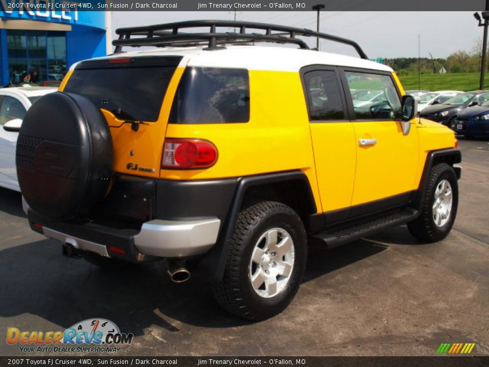 2007 Toyota FJ Cruiser 4WD Sun Fusion / Dark Charcoal Photo #3