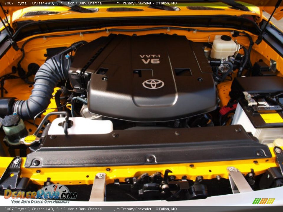 2007 Toyota FJ Cruiser 4WD Sun Fusion / Dark Charcoal Photo #7