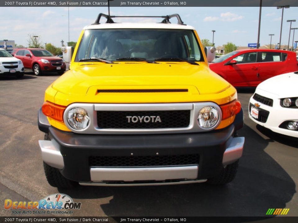 2007 Toyota FJ Cruiser 4WD Sun Fusion / Dark Charcoal Photo #8