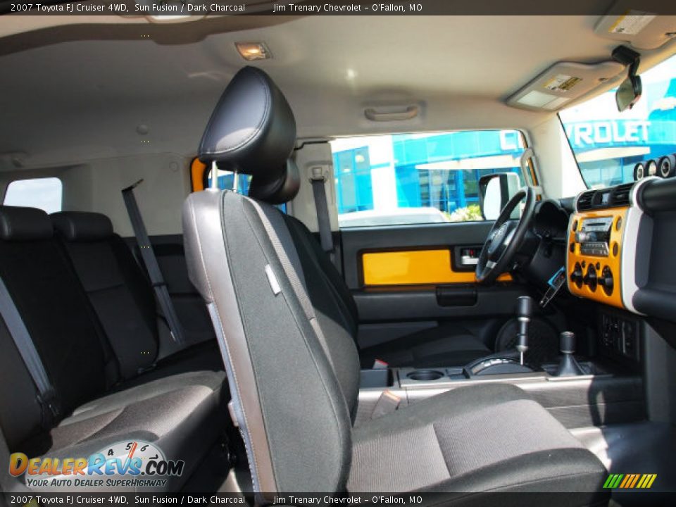 2007 Toyota FJ Cruiser 4WD Sun Fusion / Dark Charcoal Photo #9