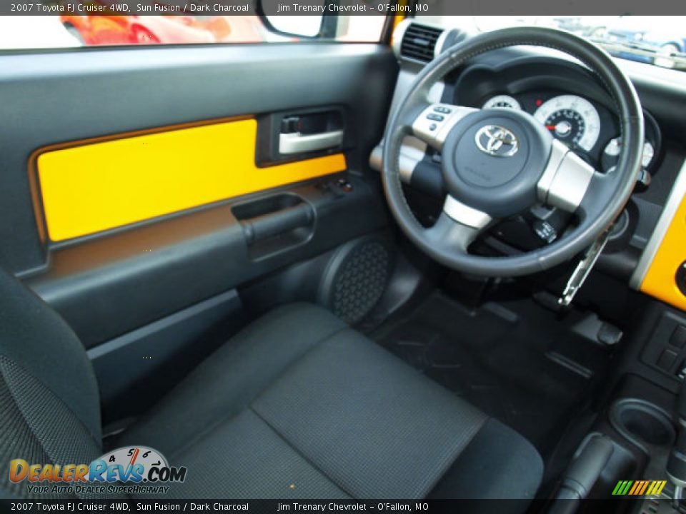 2007 Toyota FJ Cruiser 4WD Sun Fusion / Dark Charcoal Photo #11
