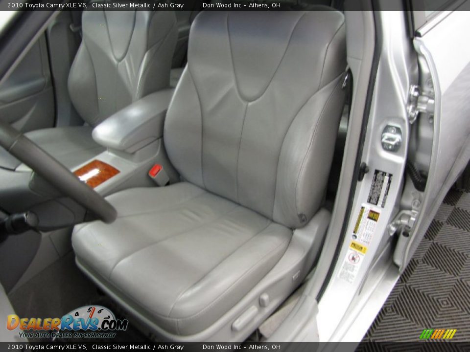 2010 Toyota Camry XLE V6 Classic Silver Metallic / Ash Gray Photo #6