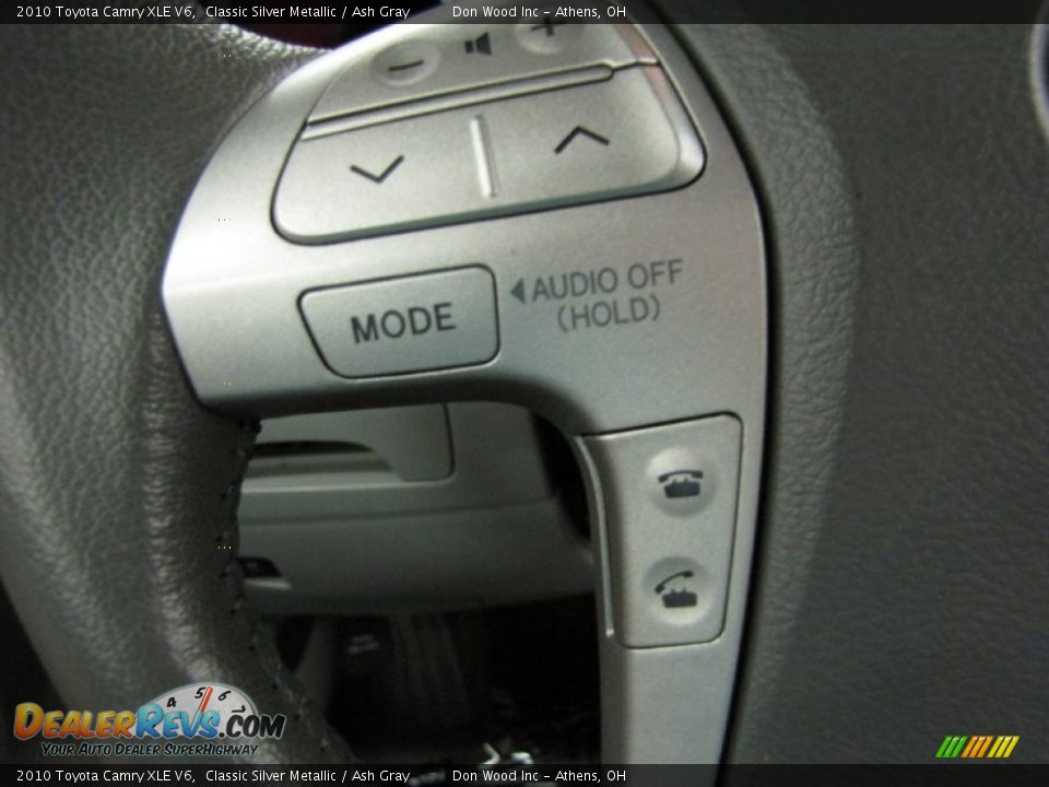 2010 Toyota Camry XLE V6 Classic Silver Metallic / Ash Gray Photo #16