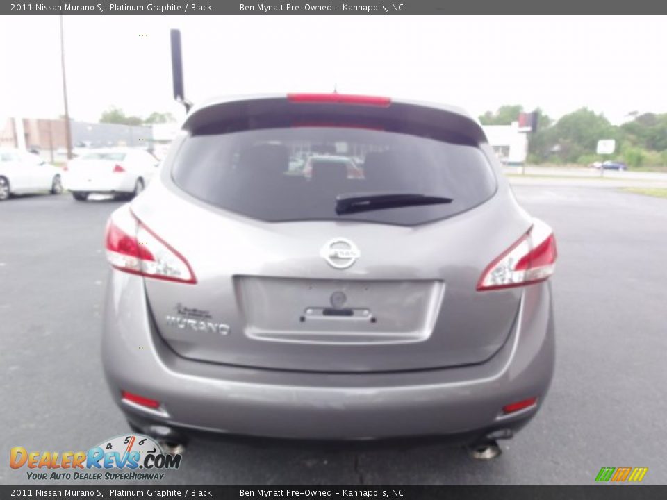 2011 Nissan Murano S Platinum Graphite / Black Photo #4