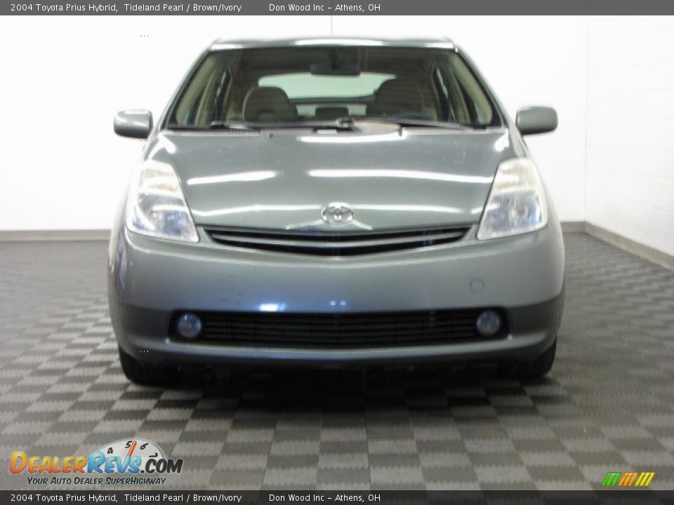 2004 Toyota Prius Hybrid Tideland Pearl / Brown/Ivory Photo #2