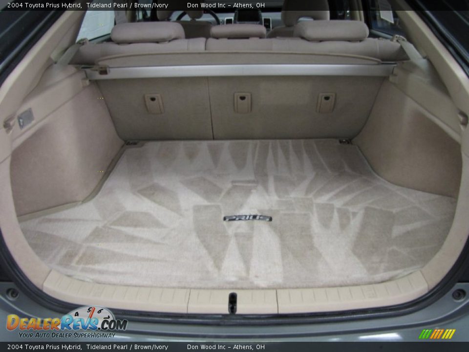 2004 Toyota Prius Hybrid Tideland Pearl / Brown/Ivory Photo #4