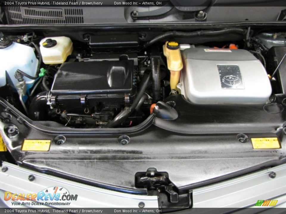 2004 Toyota Prius Hybrid Tideland Pearl / Brown/Ivory Photo #5