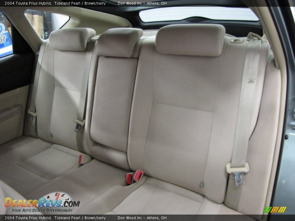 2004 Toyota Prius Hybrid Tideland Pearl / Brown/Ivory Photo #7