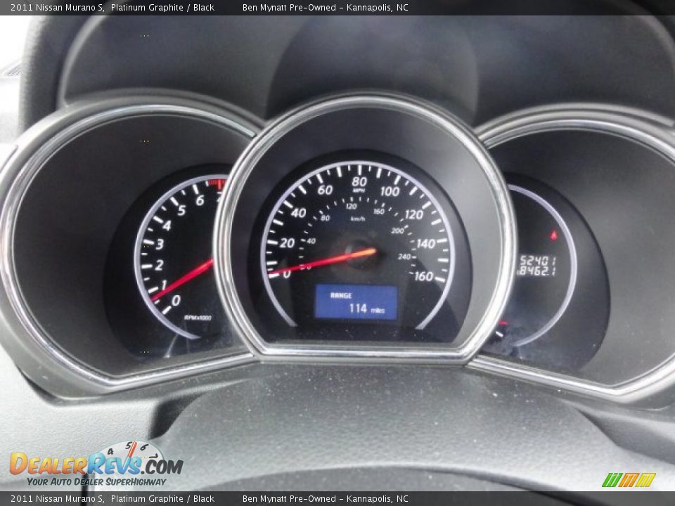 2011 Nissan Murano S Platinum Graphite / Black Photo #19