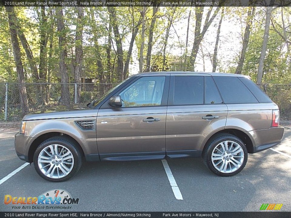2010 Land Rover Range Rover Sport HSE Nara Bronze / Almond/Nutmeg Stitching Photo #2