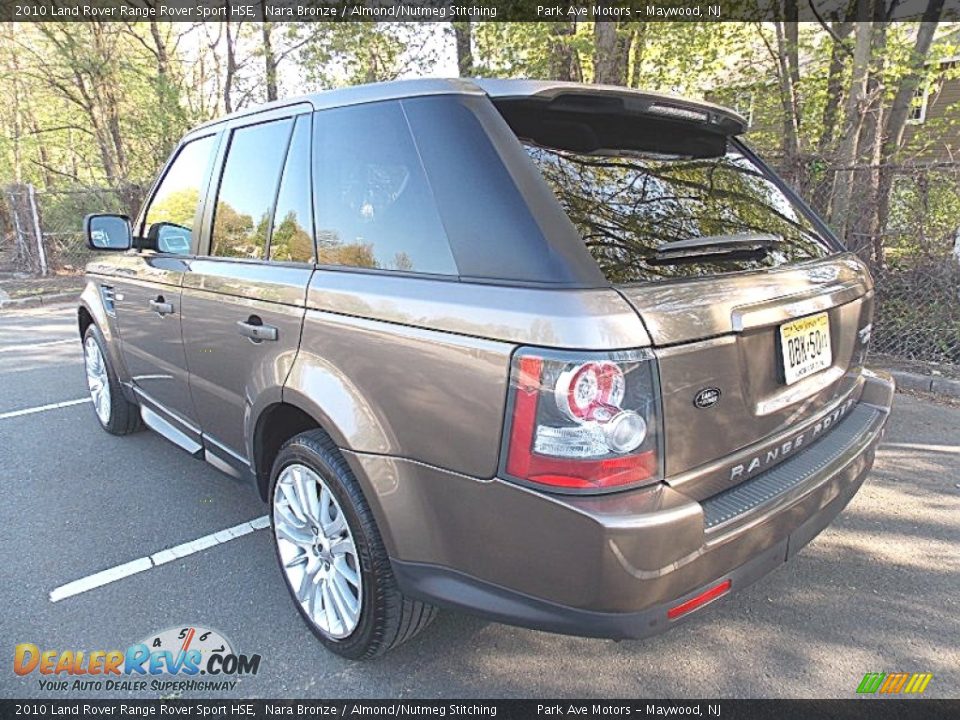2010 Land Rover Range Rover Sport HSE Nara Bronze / Almond/Nutmeg Stitching Photo #3