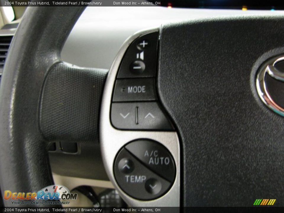2004 Toyota Prius Hybrid Tideland Pearl / Brown/Ivory Photo #16