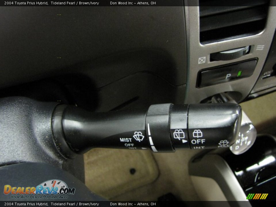 2004 Toyota Prius Hybrid Tideland Pearl / Brown/Ivory Photo #19