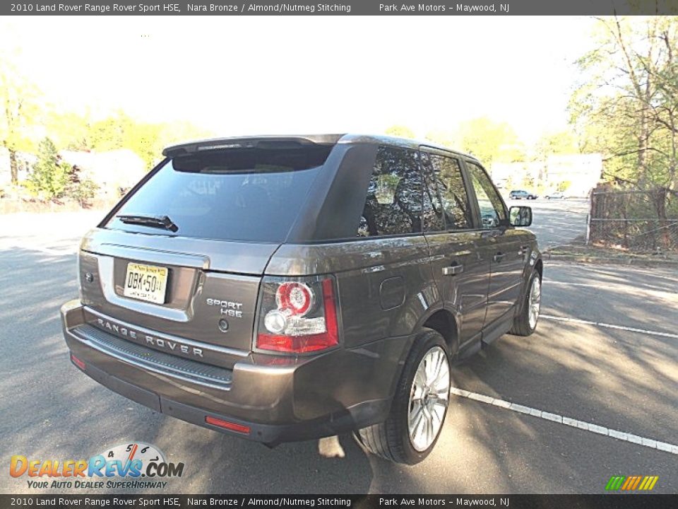 2010 Land Rover Range Rover Sport HSE Nara Bronze / Almond/Nutmeg Stitching Photo #5