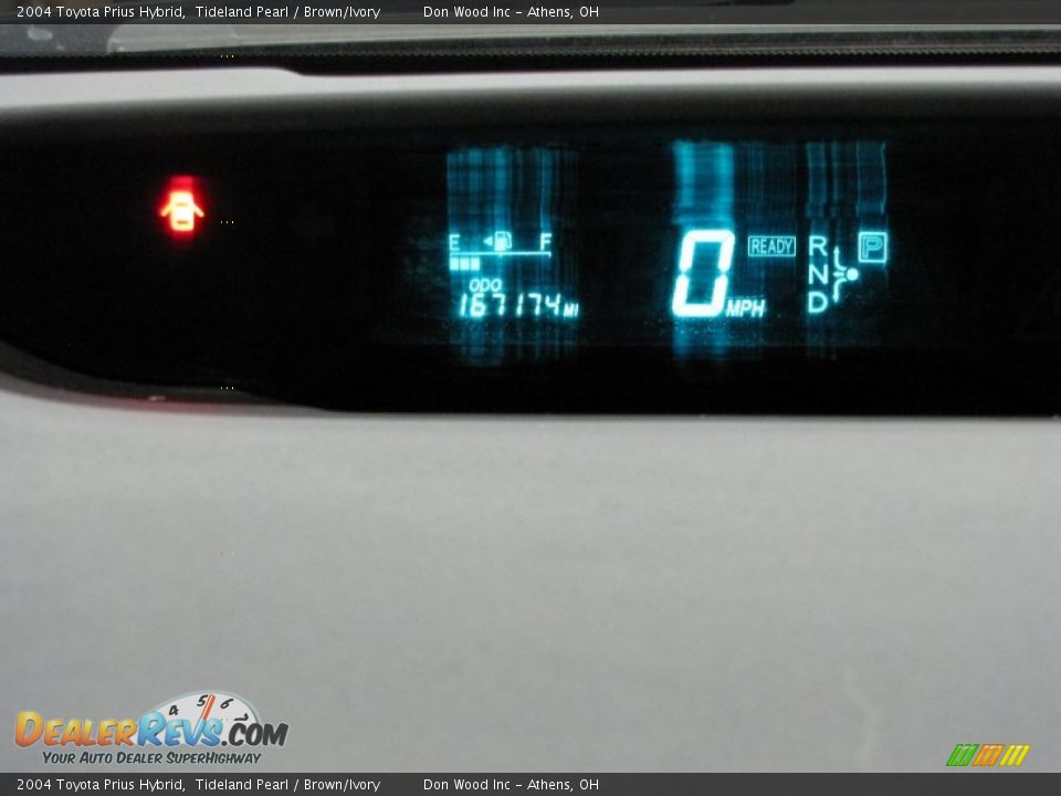 2004 Toyota Prius Hybrid Tideland Pearl / Brown/Ivory Photo #20