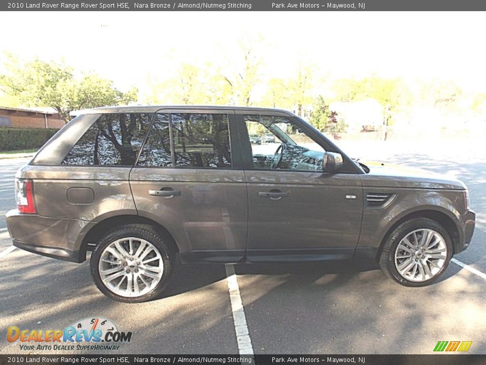 2010 Land Rover Range Rover Sport HSE Nara Bronze / Almond/Nutmeg Stitching Photo #6