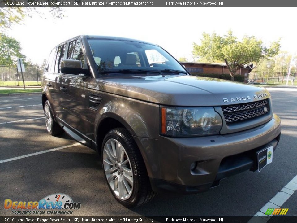 2010 Land Rover Range Rover Sport HSE Nara Bronze / Almond/Nutmeg Stitching Photo #7