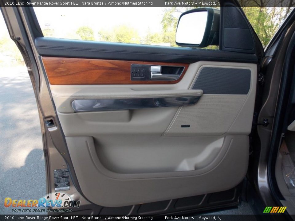 2010 Land Rover Range Rover Sport HSE Nara Bronze / Almond/Nutmeg Stitching Photo #9