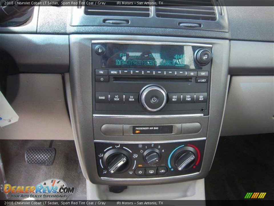 2008 Chevrolet Cobalt LT Sedan Sport Red Tint Coat / Gray Photo #21
