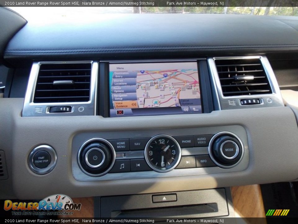 2010 Land Rover Range Rover Sport HSE Nara Bronze / Almond/Nutmeg Stitching Photo #27