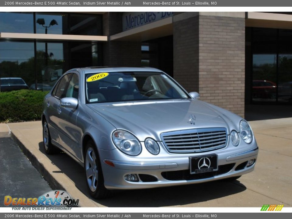 2006 Mercedes-Benz E 500 4Matic Sedan Iridium Silver Metallic / Ash Photo #1