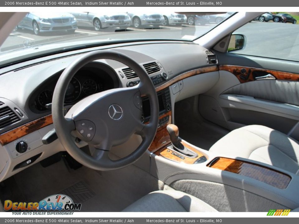 2006 Mercedes-Benz E 500 4Matic Sedan Iridium Silver Metallic / Ash Photo #2