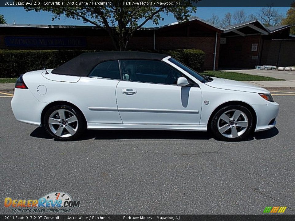 Arctic White 2011 Saab 9-3 2.0T Convertible Photo #4