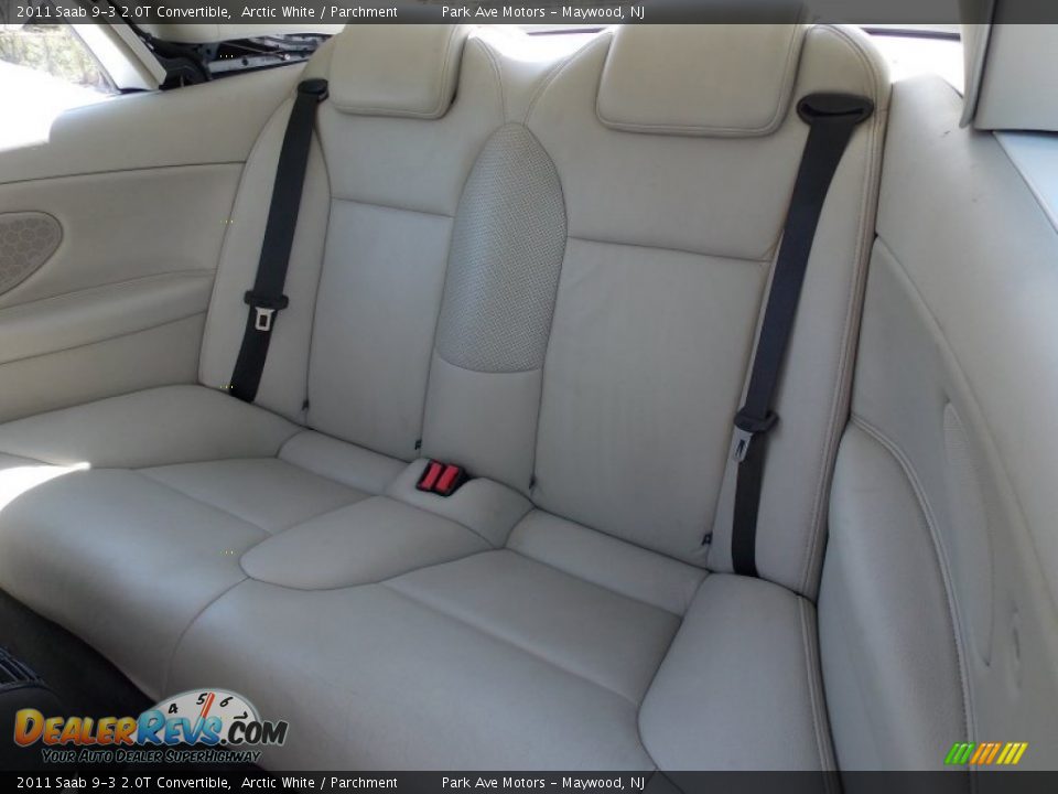 Rear Seat of 2011 Saab 9-3 2.0T Convertible Photo #9