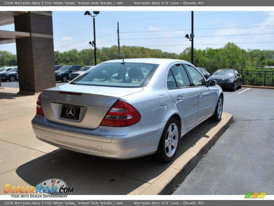 2006 Mercedes-Benz E 500 4Matic Sedan Iridium Silver Metallic / Ash Photo #10