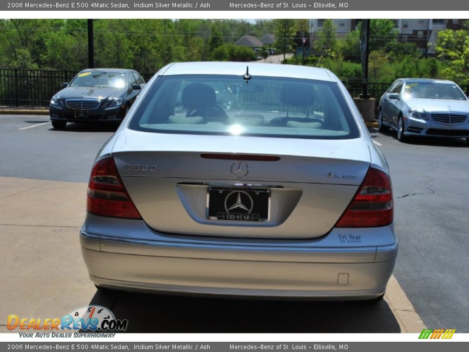 2006 Mercedes-Benz E 500 4Matic Sedan Iridium Silver Metallic / Ash Photo #11