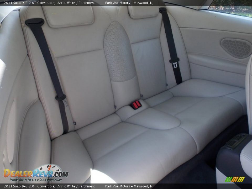 Rear Seat of 2011 Saab 9-3 2.0T Convertible Photo #11