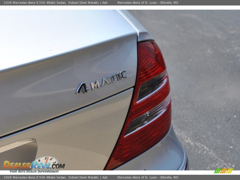 2006 Mercedes-Benz E 500 4Matic Sedan Iridium Silver Metallic / Ash Photo #12